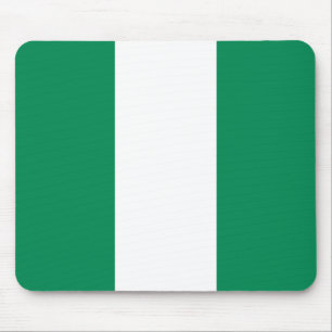 Alfombrilla De Ratón Almohadilla del ratón con bandera de Nigeria