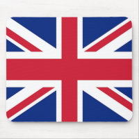 Almohadilla del ratón con bandera del Reino Unido