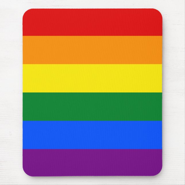 Alfombrilla De Ratón Almohadilla del ratón con orgullo arcoiris (Frente)
