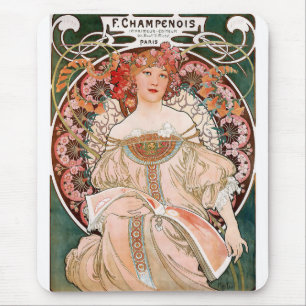 Alfombrilla De Ratón Almohadilla del ratón de "Alphonse Mucha", No.02