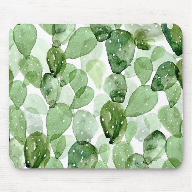 Alfombrilla De Ratón Almohadilla del ratón de Cactus (Frente)