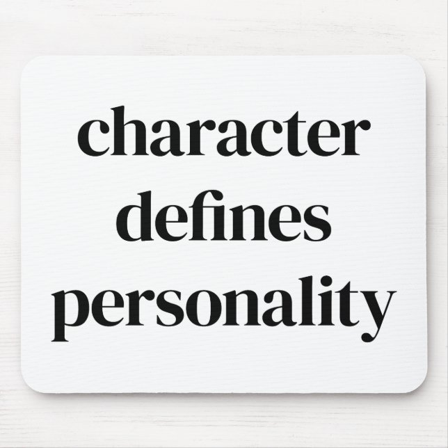 Alfombrilla De Ratón Almohadilla del ratón de caracteres (Frente)