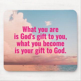 Alfombrilla De Ratón Almohadilla del ratón de cita católica