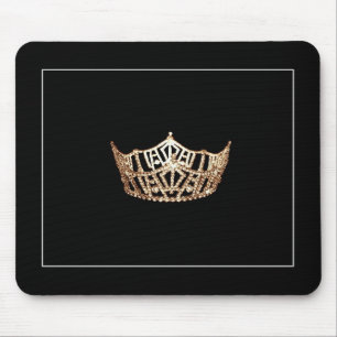 Alfombrilla De Ratón Almohadilla del ratón de la corona de Miss América