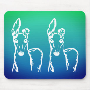 Alfombrilla De Ratón Almohadilla del ratón de los Greyhounds italianos 