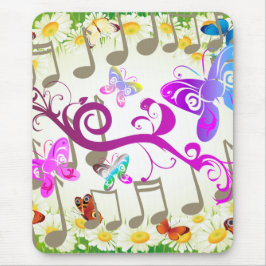 Alfombrilla De Ratón Almohadilla del ratón de mariposa