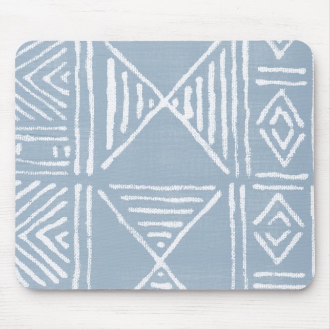 Alfombrilla De Ratón Almohadilla del ratón de tela de barro chambray (Frente)