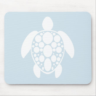 Alfombrilla De Ratón Almohadilla del ratón de tortuga - Blanco