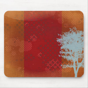 Alfombrilla De Ratón Almohadilla del ratón del árbol grunge abstracto