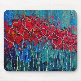 Alfombrilla De Ratón Almohadilla del ratón del corazón