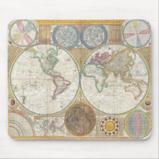 Alfombrilla De Ratón Almohadilla del ratón del mapa mundial