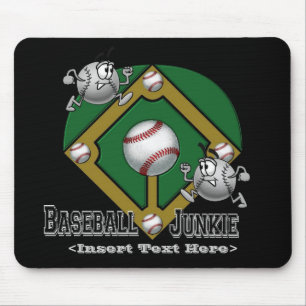 Alfombrilla De Ratón Almohadilla del ratón del Personalizado de béisbol