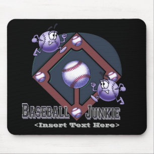 Alfombrilla De Ratón Almohadilla del ratón del Personalizado de béisbol