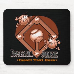 Alfombrilla De Ratón Almohadilla del ratón del Personalizado de béisbol