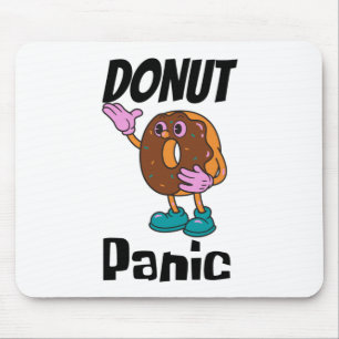 Alfombrilla De Ratón Almohadilla del ratón donut para el pánico de los
