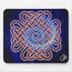 Alfombrilla De Ratón Almohadilla del ratón Galáctico Celtic Love Knot