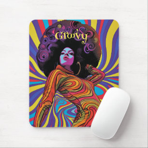 Alfombrilla De Ratón Almohadilla del ratón Groovy Retro