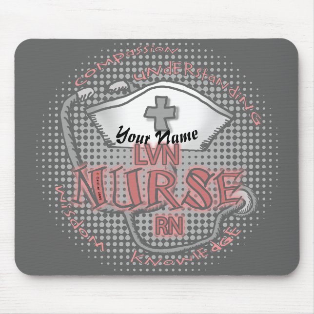 Alfombrilla De Ratón Almohadilla del ratón LVN Nurse Axiom (Frente)