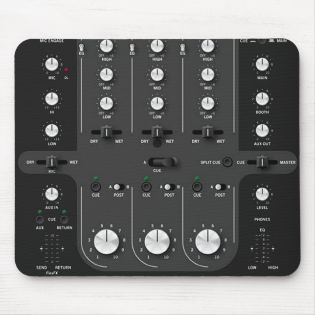 Alfombrilla De Ratón Almohadilla del ratón mezclador (Frente)