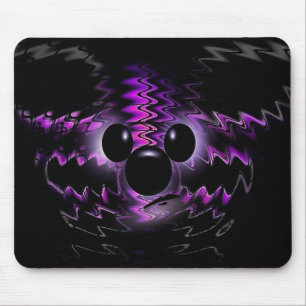 Alfombrilla De Ratón Almohadilla del ratón morado del oso
