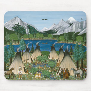 Alfombrilla De Ratón Almohadilla del ratón Nez Perce