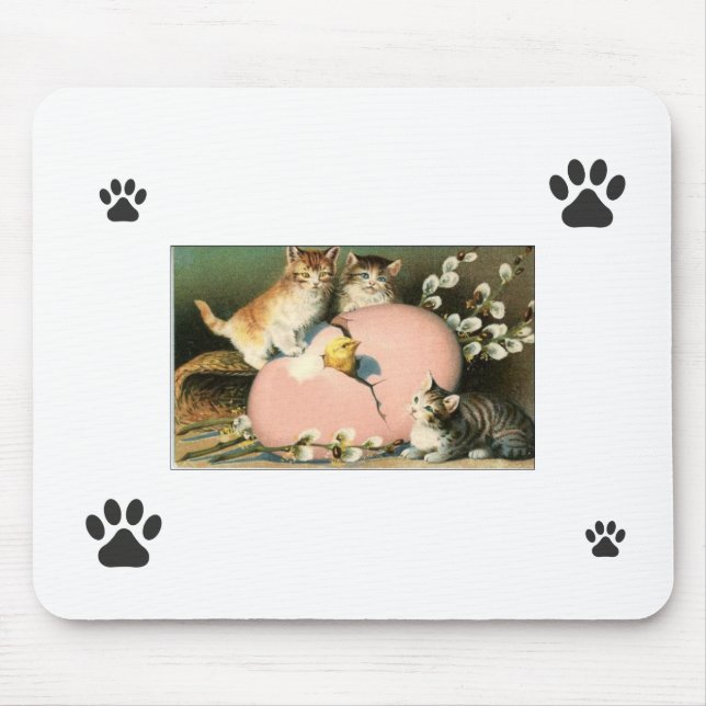 Alfombrilla De Ratón Almohadilla del ratón para gatitos (Frente)