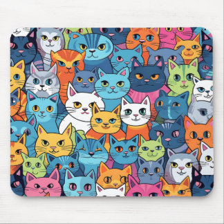 Alfombrilla De Ratón Almohadilla del ratón para la cara del gato person