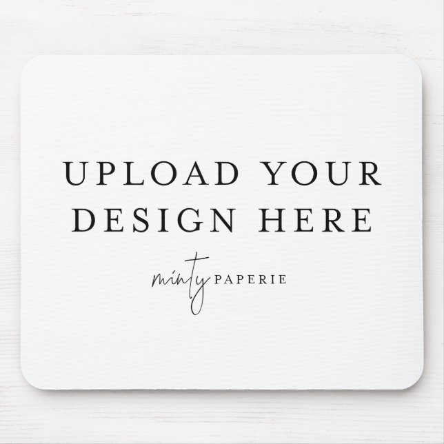 Alfombrilla De Ratón Almohadilla del ratón personalizado - Hazlo tú mis (Frente)