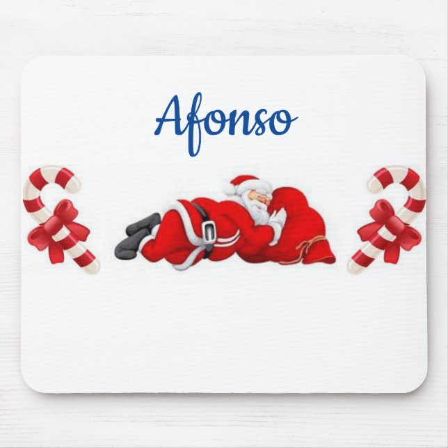 Alfombrilla De Ratón Almohadilla del ratón Santa (Frente)