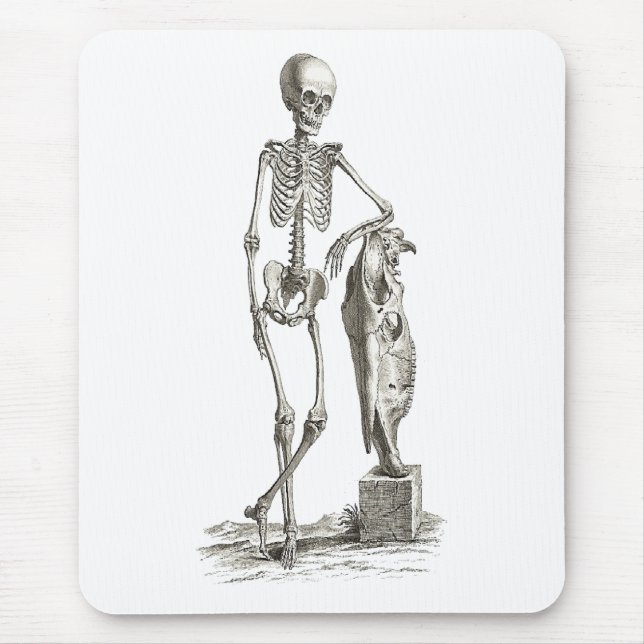 Alfombrilla De Ratón Almohadilla del ratón Skeleton (Frente)