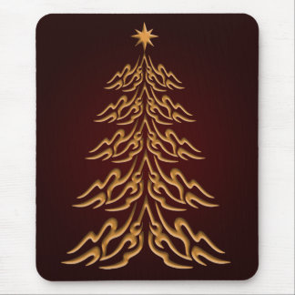 Alfombrilla De Ratón Almohadilla del ratón sobre el árbol de Navidad de