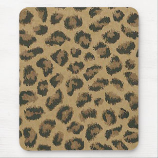 Alfombrilla De Ratón Almohadilla del ratón sobre piel de leopardo