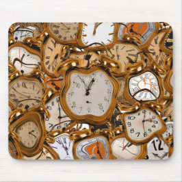 Alfombrilla De Ratón Almohadilla del ratón Textura Paint Time Retro Boa
