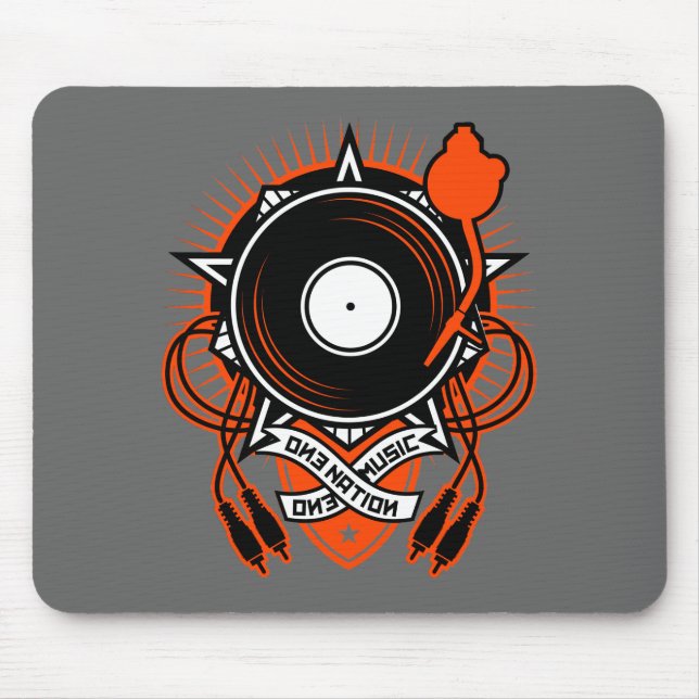 Alfombrilla De Ratón Almohadilla del ratón "Una Nación, Una Música" (Frente)