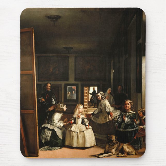 Alfombrilla De Ratón Almohadilla del ratón Velázquez Las Meninas (Frente)