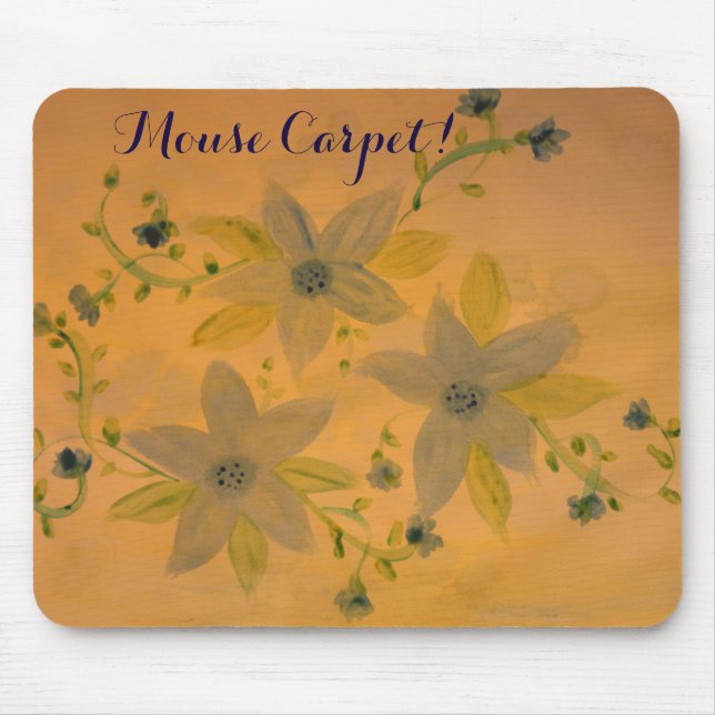 Alfombrilla De Ratón Almohadilla Floral para ratón (Frente)