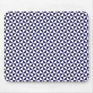Alfombrilla De Ratón Almohadilla para ratón azul japonesa