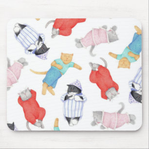 ALFOMBRILLA DE RATÓN ALMOHADILLA PARA RATÓN CATS PAJAMAS
