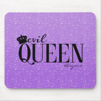 Almohadilla para ratón Corona Brillo Morado REINA 