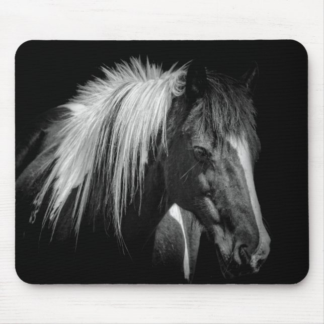 Alfombrilla De Ratón Almohadilla para ratón de cabeza de caballo (Frente)