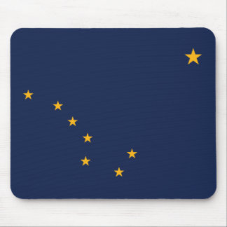 Alfombrilla De Ratón Almohadilla para ratón de la bandera de Alaska
