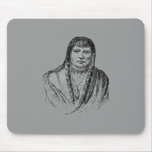 Alfombrilla De Ratón Almohadilla para ratón de los indios americanos