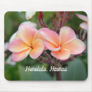 Alfombrilla De Ratón Almohadilla para ratón Honolulu Hawaii Plumeria