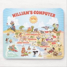 Alfombrilla De Ratón Almohadilla para ratón Personalizado del Sur de Ca