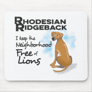 Alfombrilla De Ratón Almohadilla para ratón Ridgeback Rhodesian