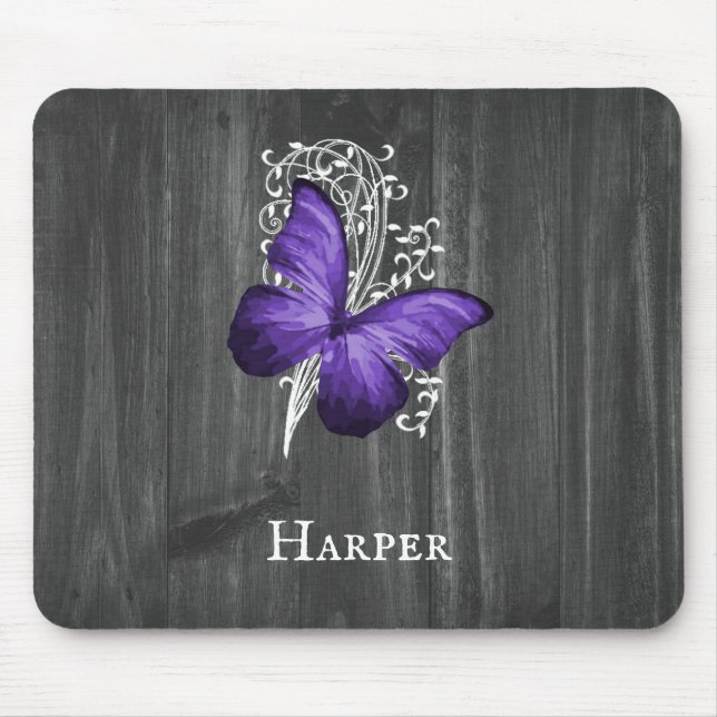 Alfombrilla De Ratón Almohadilla personalizada de ratón morada de marip (Frente)