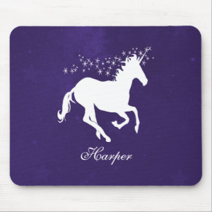 Alfombrilla De Ratón Almohadilla personalizada de ratón morada de unico