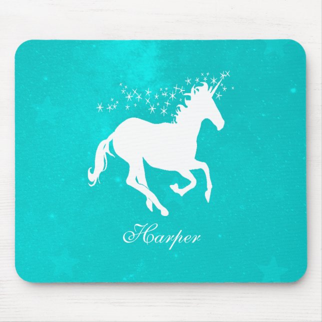 Alfombrilla De Ratón Almohadilla personalizada de ratón Turquoise Unico (Frente)