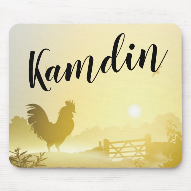 Alfombrilla De Ratón Almohadilla personalizada del ratón Sunny Morning  (Frente)