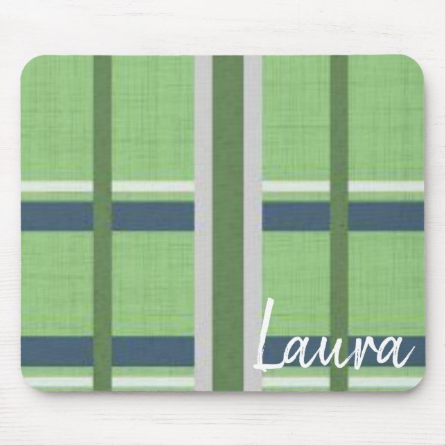 Alfombrilla De Ratón ¡Almohadilla verde del ratón! (Frente)